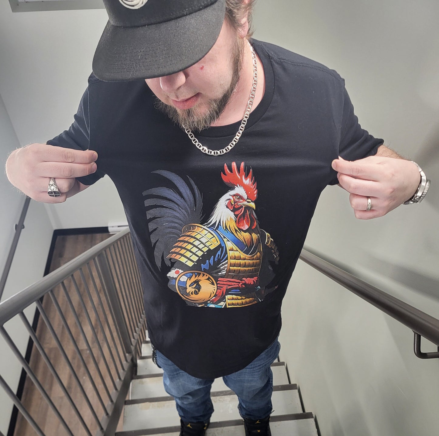 Shirt - Samurai Rooster V.1 Graphic Tee - First Edition (3 Colors)