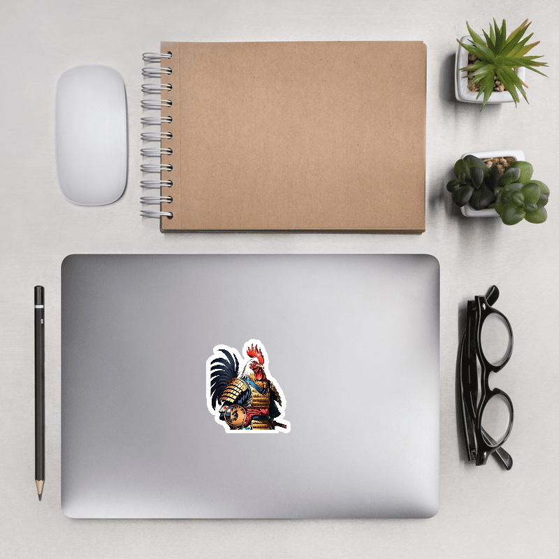 Sticker - Samurai Rooster V.1 (3x3) Sticker