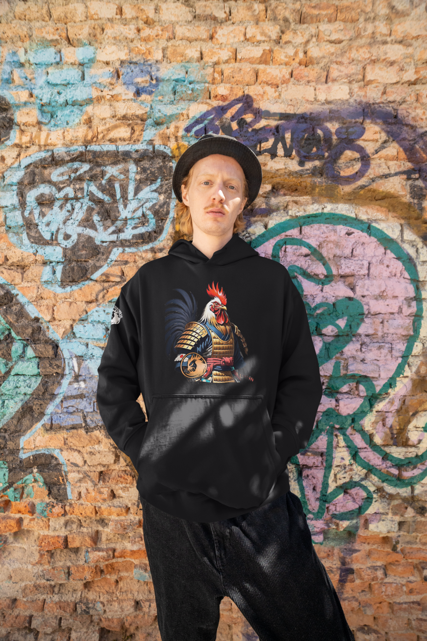Hoodie - Samurai Rooster V.1 Graphic Hoodie - First Edition (3 Colors)